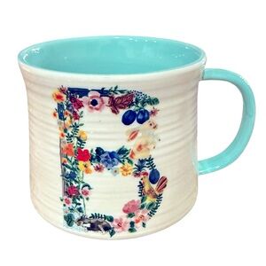 Nathalie Lete for Anthropologie “B” initial monogram mug‎ excellent condition
